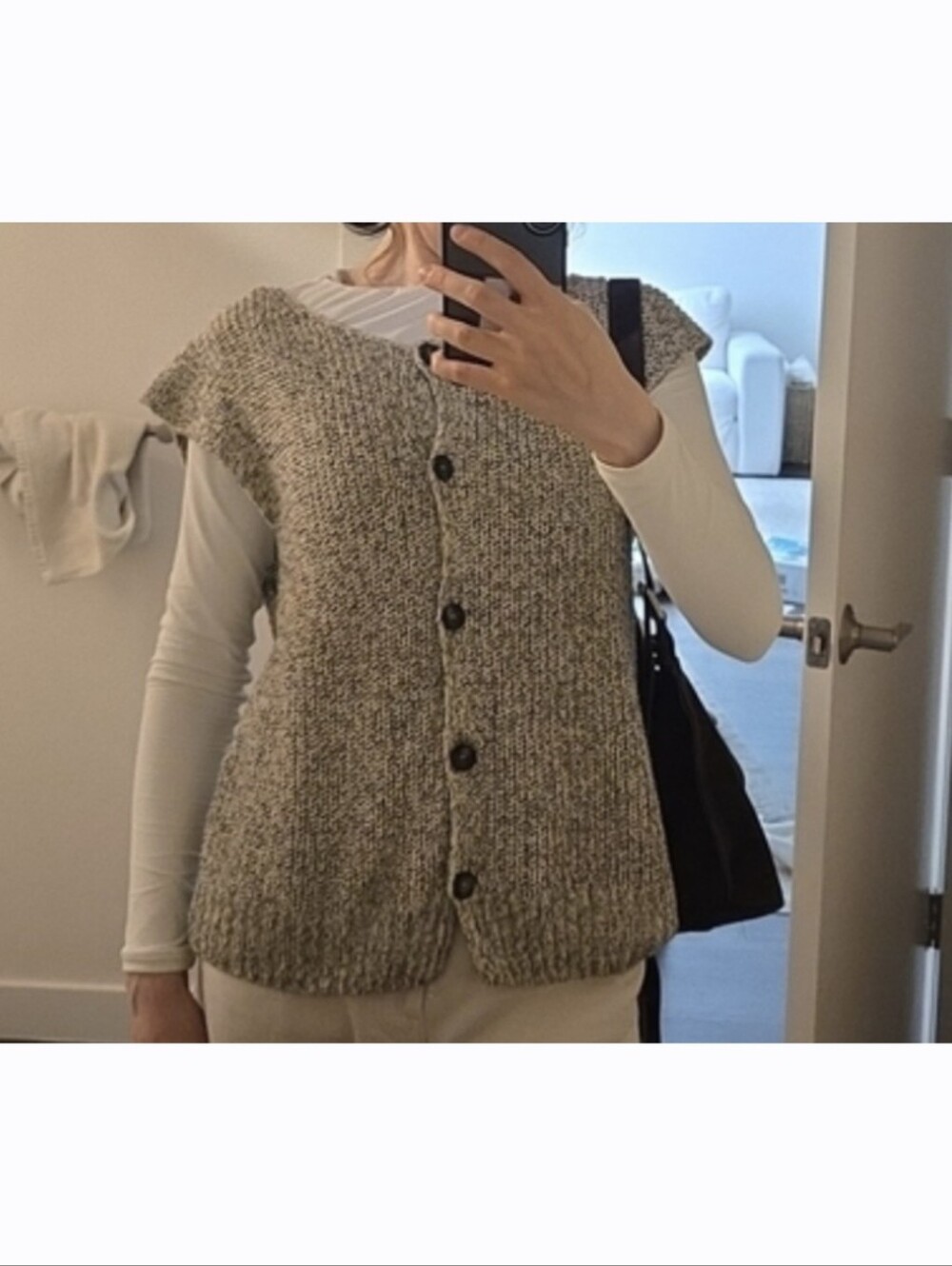 Massimo Dutti Greenish Cardigan 100% Cotton Size SMALL